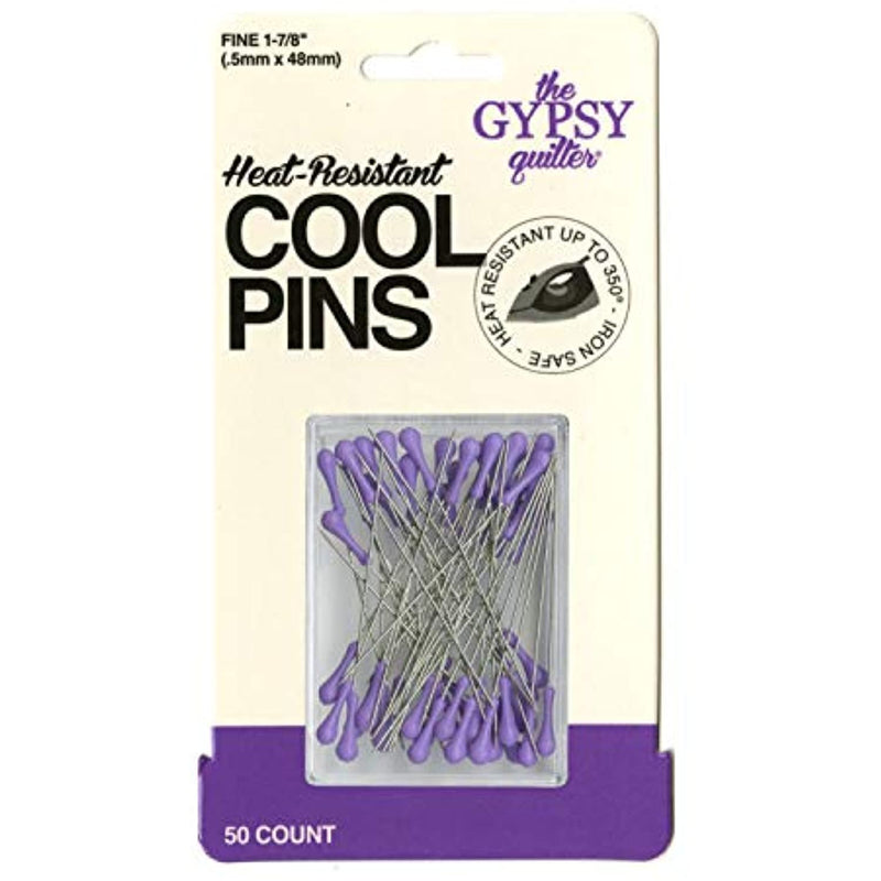 Gypsy Quilter Cool Pins Gypsy Purple 50pc Notions