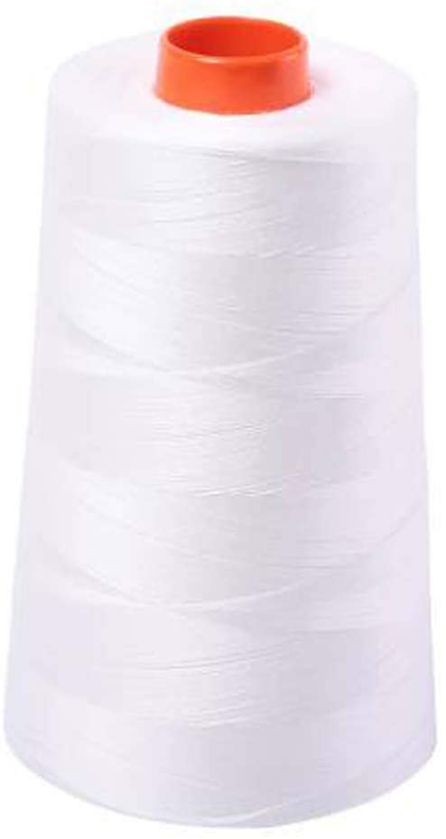 Aurifil 2021 50 Wt 100% Cotton Thread, 6,452 Yard Cone Natural White (4667)