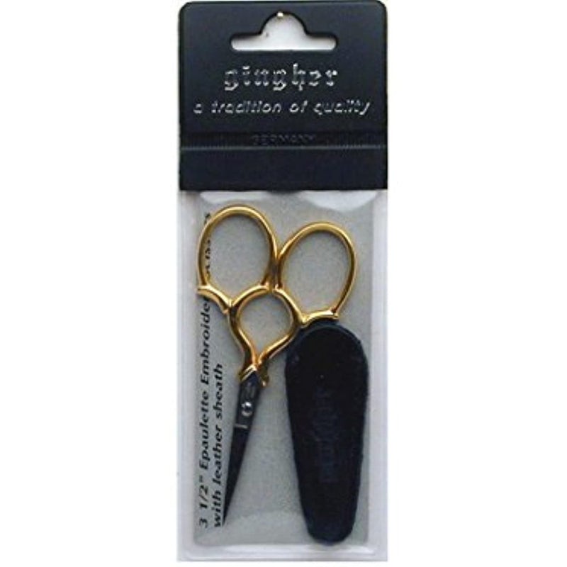 Gingher Epaulette 3-1/2 Inch Embroidery Scissors