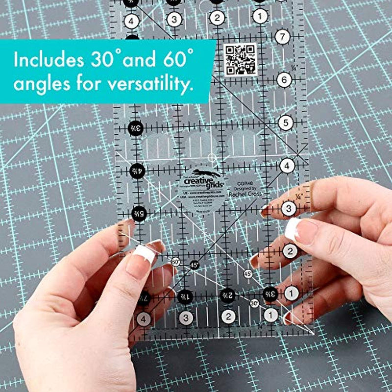 Creative Grids Quilt Ruler 4-1/2in x 8-1/2in - CGR48