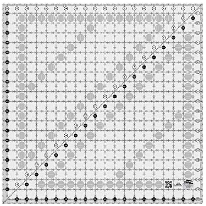Creative Grids Quilt Ruler 20-1/2in Square - CGR20