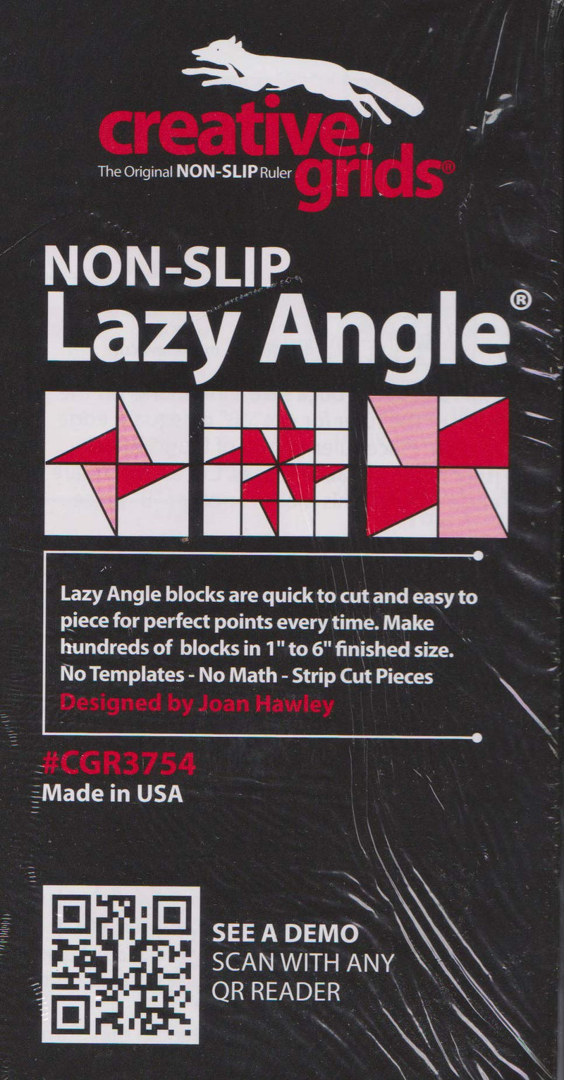 Creative Grids Lazy Angle Quilt Ruler - CGR3754